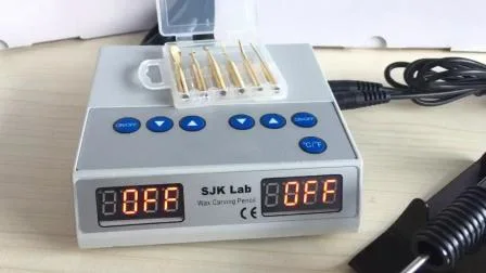 Цифровой электрический нагреватель воска для стоматологической лаборатории, ручка для резьбы, 2 карандаша, 6 насадок